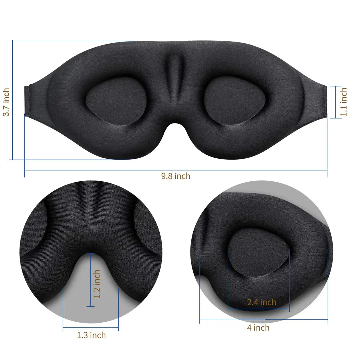 DreamFit 3D Contoured Eye Mask