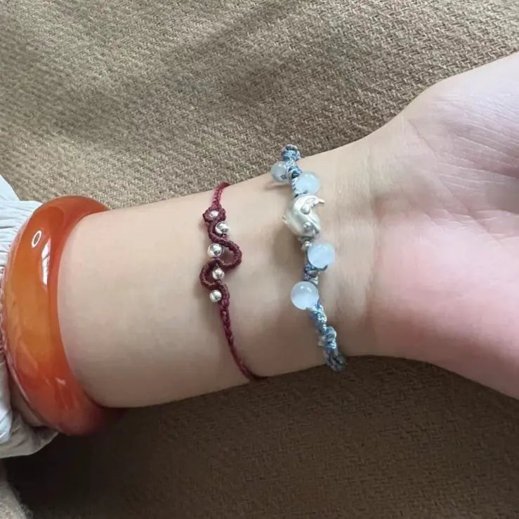 Oceanic Dolphin Charm Bracelet