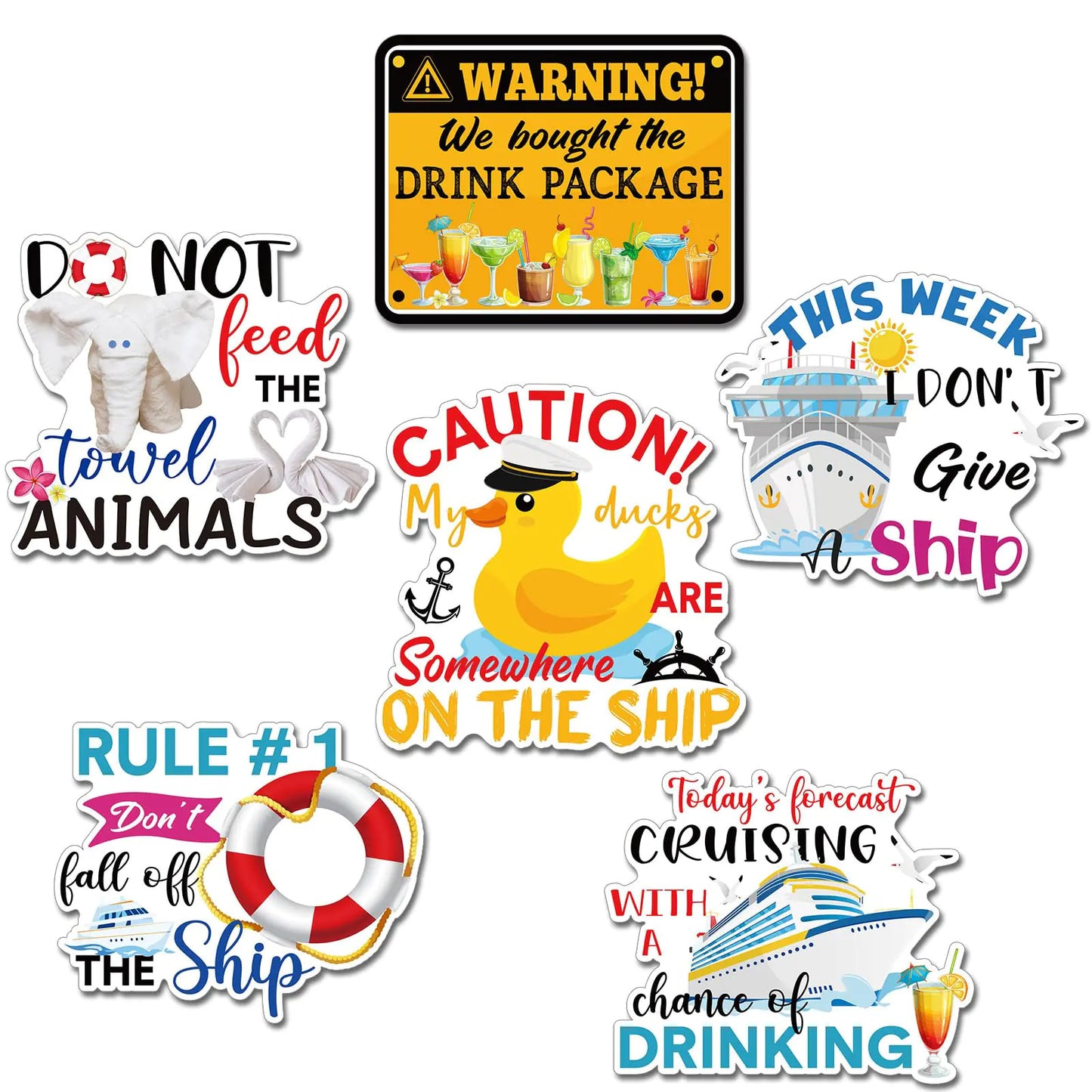 CruiseFun 6-Pack Magnetic Door Decor