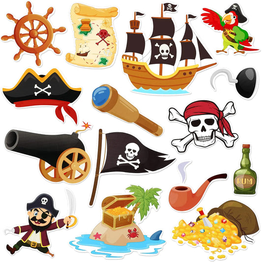 Funny Pirate Cruise Door Magnets