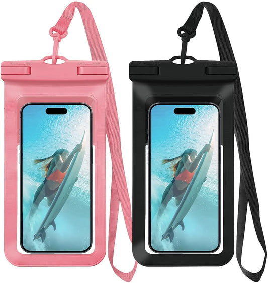 Aquashield Waterproof Phone Case: Dual-Pack for iPhone & Samsung - IPX8