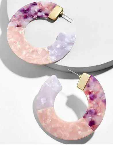 Eva - Floral Resin Hoops