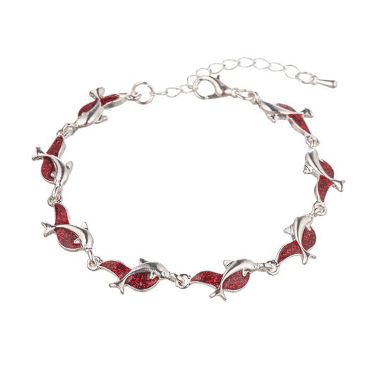 Ocean Charm Dolphin Bracelet