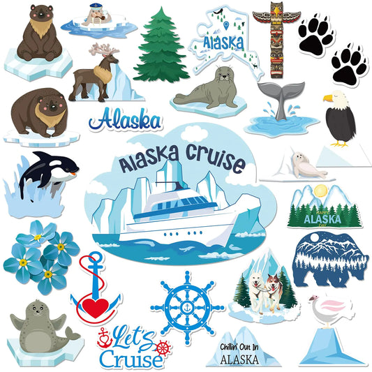 Alaska Adventure 25pc Magnetic Cruise Door Set